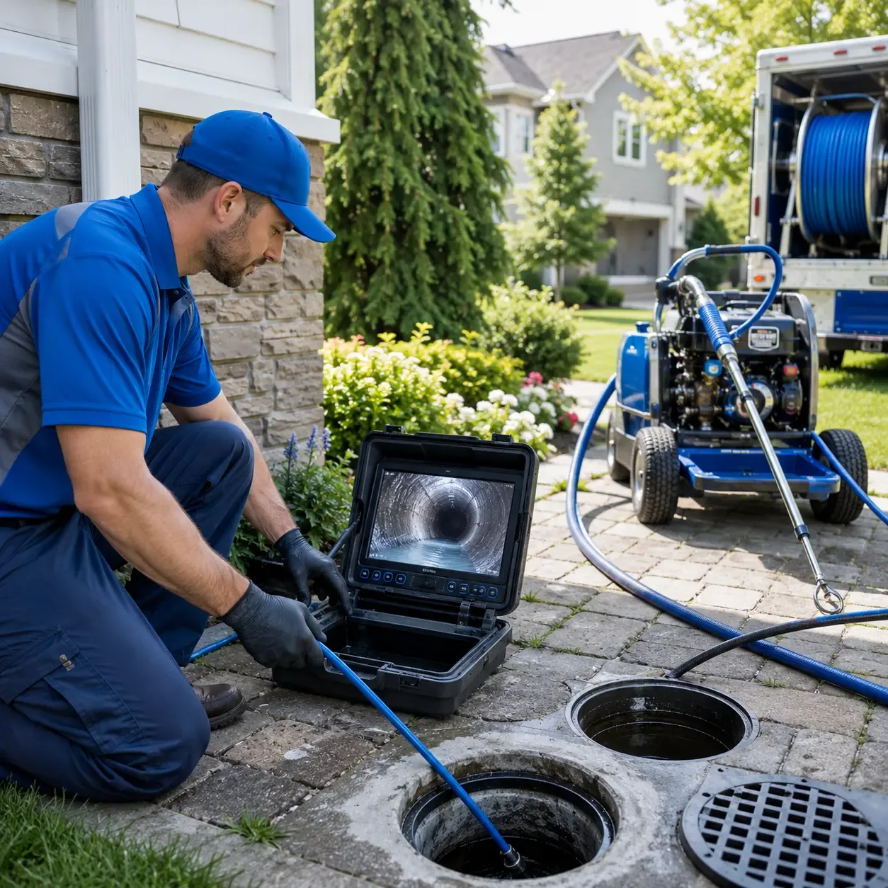 Outdoor drain cleaning professionals serving Spicewood, TX